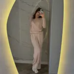 Бежевий ангоровий костюм