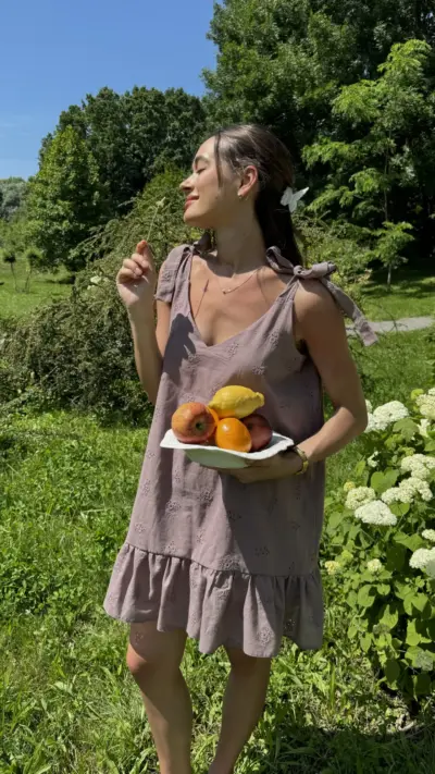 Сукня прошва кольору пудра