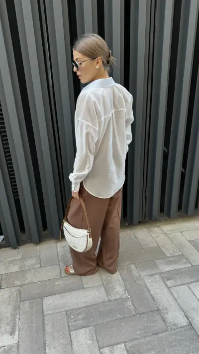 Сорочка тенсел біла