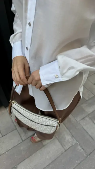 Сорочка тенсел біла