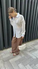 Сорочка тенсел біла