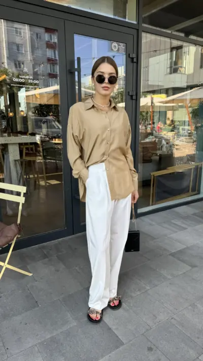 Сорочка Роял котон золота