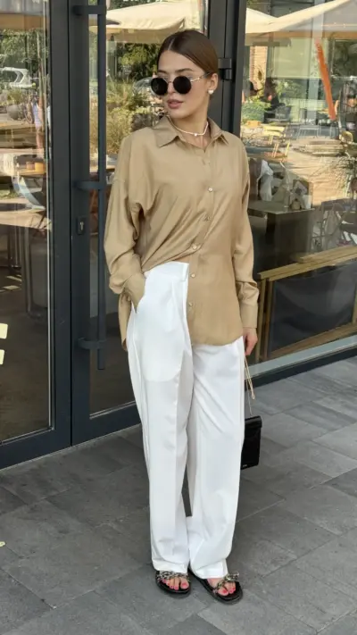 Сорочка Роял котон золота