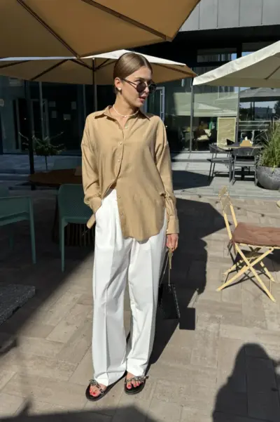 Сорочка Роял котон золота