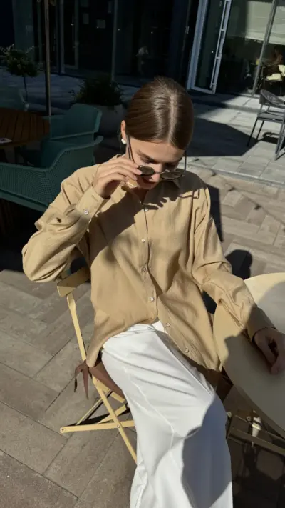 Сорочка Роял котон золота