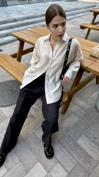 Сорочка Роял котон біла