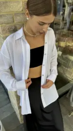 Сорочка Роял котон біла