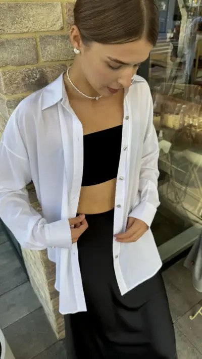 Сорочка Роял котон біла