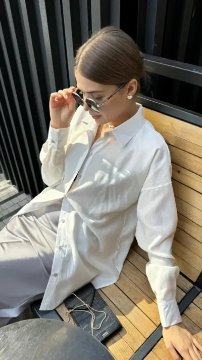 Сорочка Роял котон біла