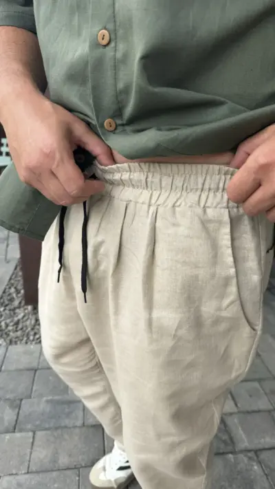 Бежеві чоловічі штани