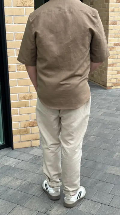 Бежева чоловіча сорочка