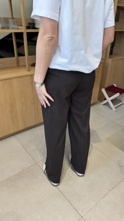 Палаццо чорні в смужку - Зображення 5
