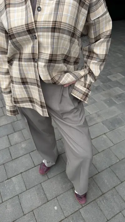 Штани палаццо бежеві - Зображення 5