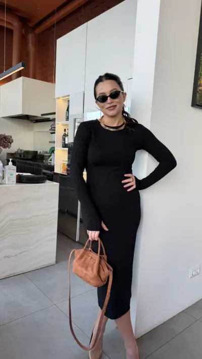 Чорне плаття трикотаж Шарлота