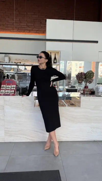 Чорне плаття трикотаж Шарлота