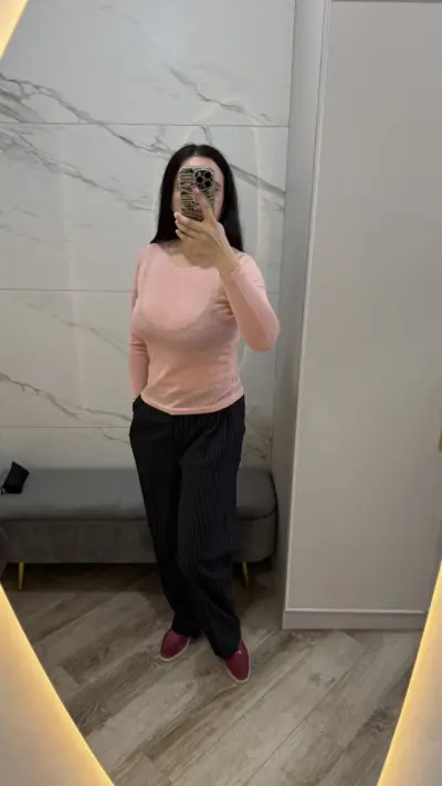 Рожевий лонг із матеріал трикотаж “Моніка”