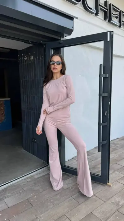 Костюм Сігма кольору пудра