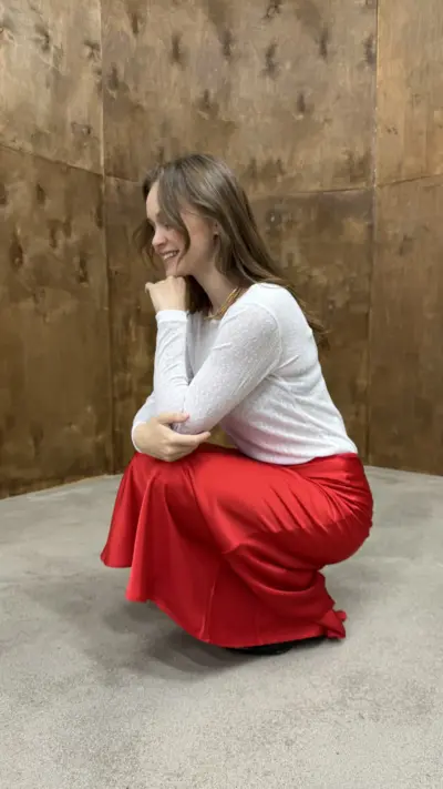 Білий лонг із матеріал трикотаж “Моніка”