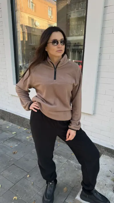 Костюмчик мокко з високоякісного турецького флісу полар