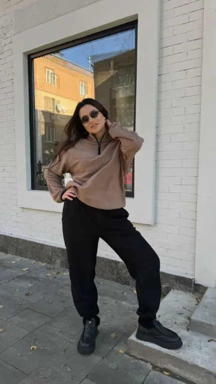 Костюмчик мокко з високоякісного турецького флісу полар