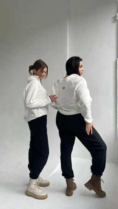 Костюмчик молочний з високоякісного турецького флісу полар