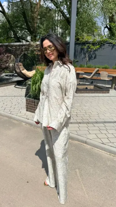 Костюм віскоза принт Турецькі огірки