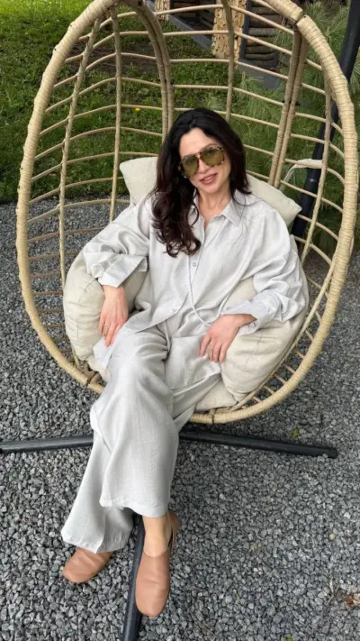 Костюм віскоза срібний - Зображення 9