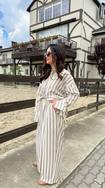 Костюм Льон широка смужка