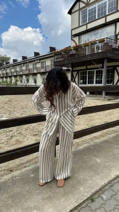 Костюм Льон широка смужка