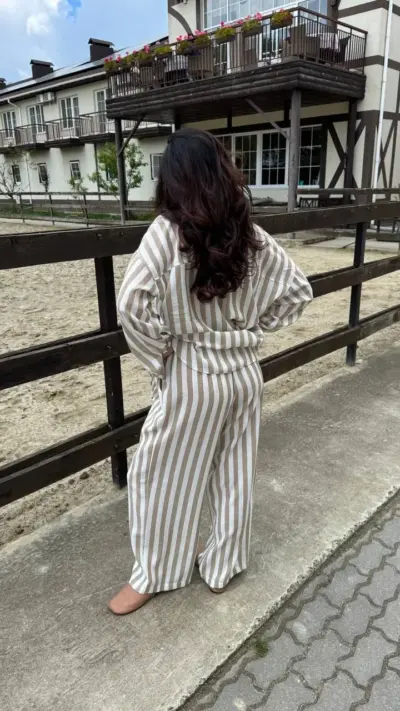 Костюм Льон широка смужка