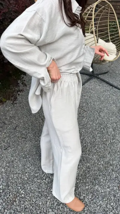 Костюм віскоза срібний - Зображення 4