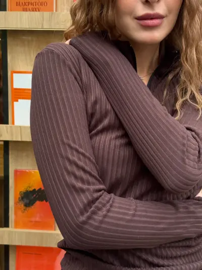 Термо костюм пума коричневий - Зображення 4