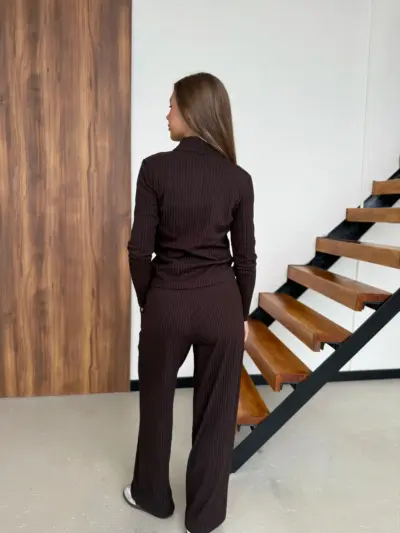 Термо костюм пума коричневий - Зображення 9